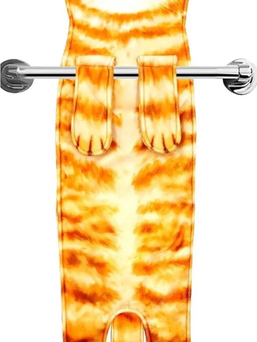Orange Cat Hand Decorative Towel